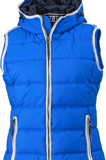 Moteriškas Liemenė su gobtuvu  James &Nicholson | JN 1075 Ladies' Bodywarmer "Maritime"