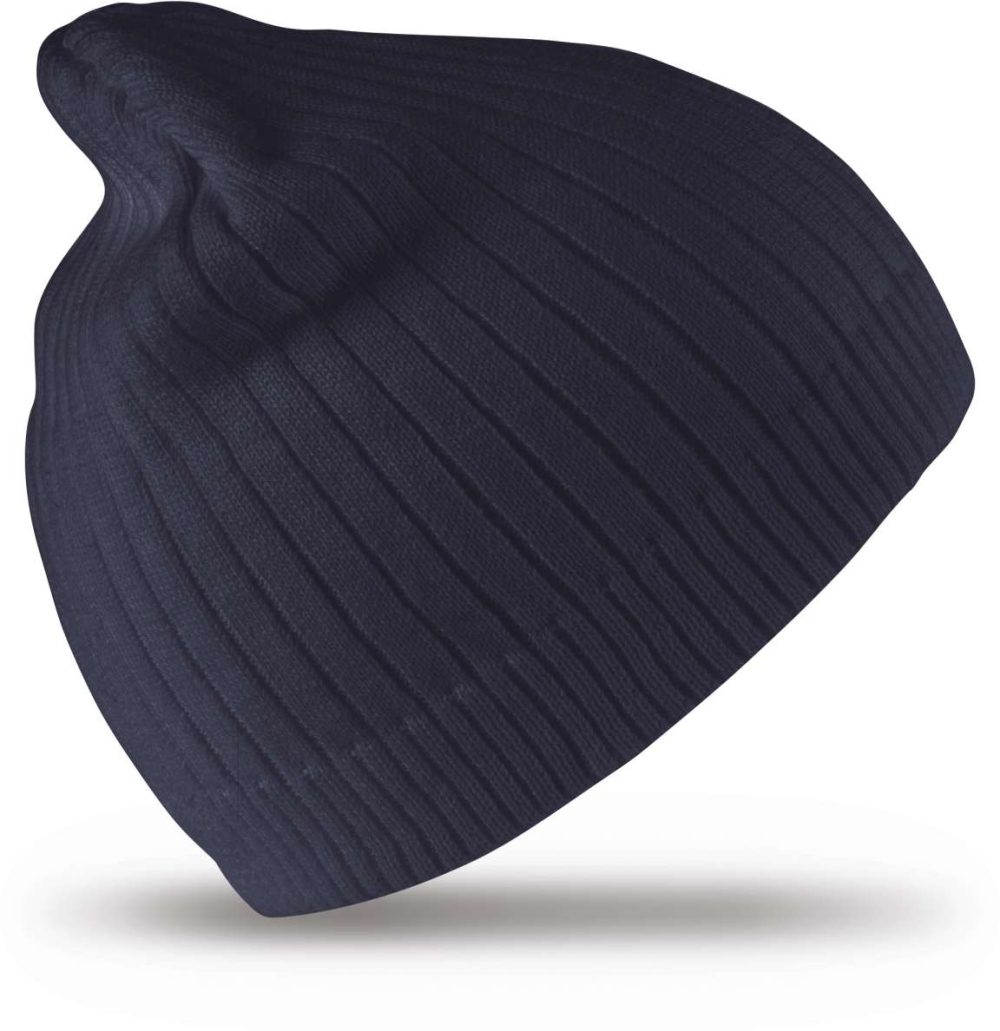 Result Winter Essentials | RC074X Double Knit Cotton Beanie Hat