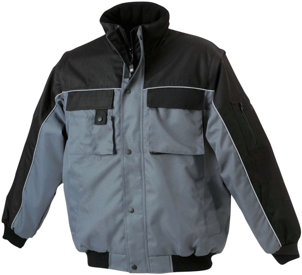 James & Nicholson | JN 810 Workwear Jacket su Zip-Off Sleeves
