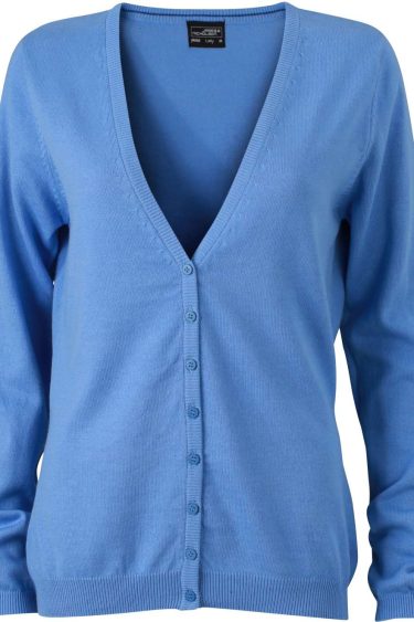 James & Nicholson | JN 660 Ladies' V-Neck Cardigan