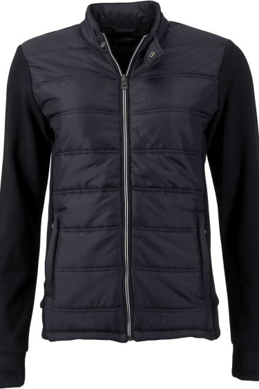 James & Nicholson | JN 1123 Ladies' Hybrid Sweat Jacket