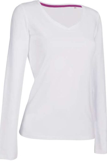 Stedman | V-Neck T "Claire" LSL Ladies' T-Shirt longsleeve