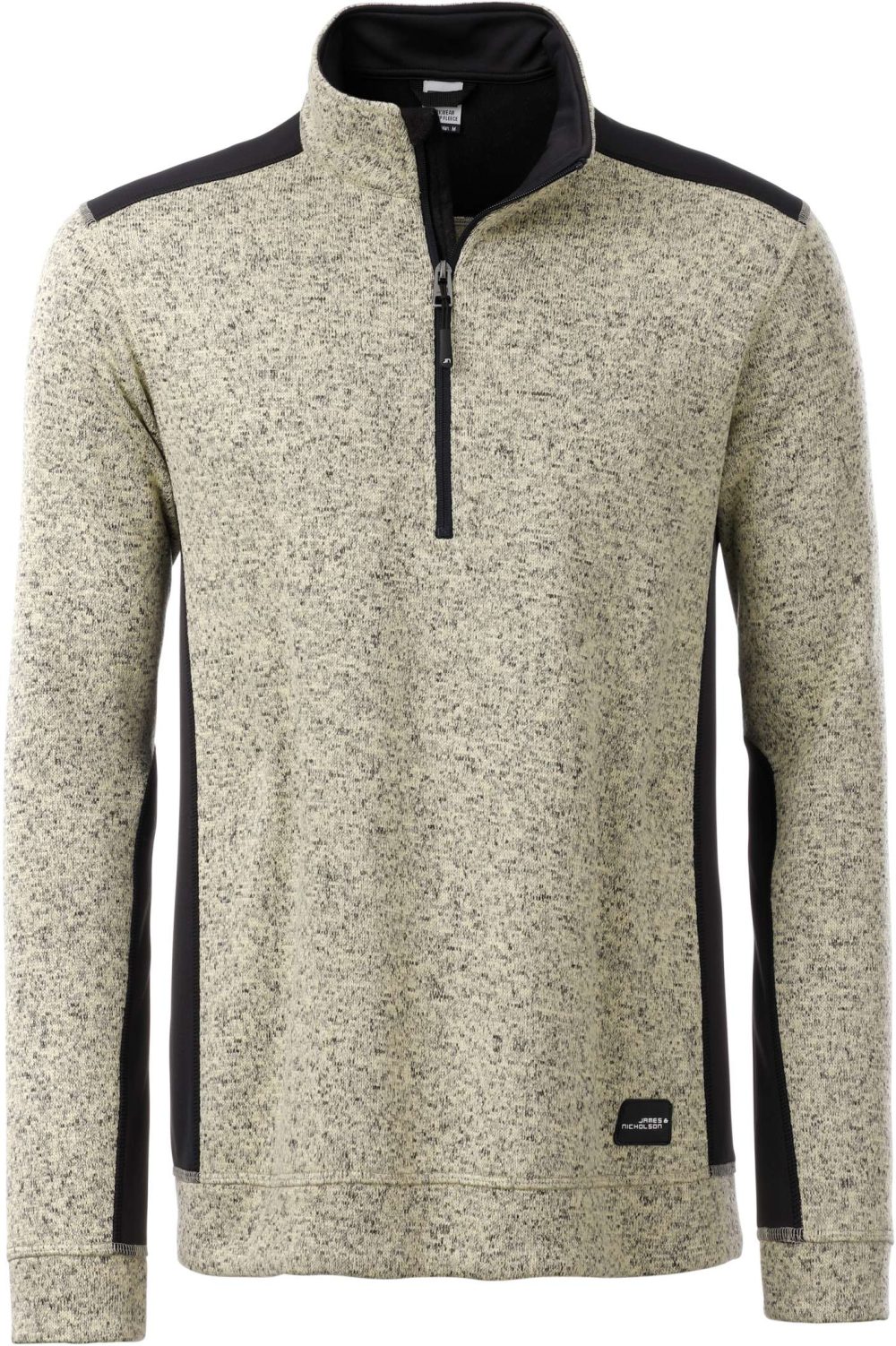 James & Nicholson | JN 864 Men's Knitted Workwear Fleece Halfzip