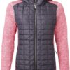 Variation picture for pink melange/anthracite melange
