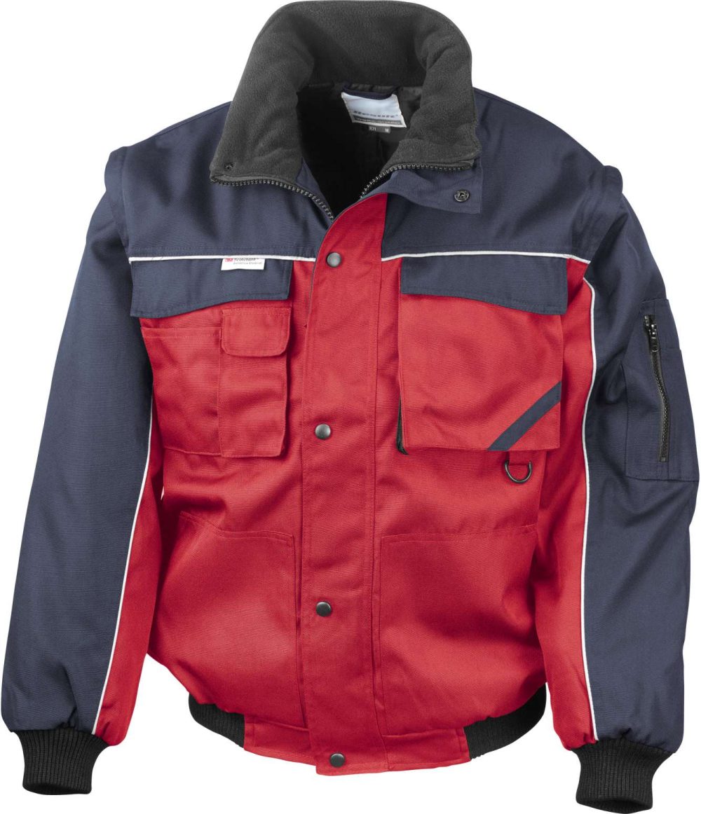 Result Work-Guard | R71X Workwear Jacket su Zip-Off sleeves