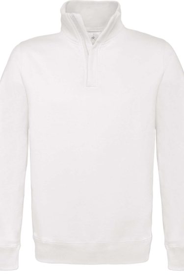 B&C | ID.004 80/20 Zip Neck Sweatshirt