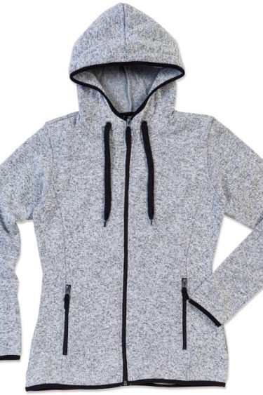 Stedman | Active Knit Fleece Jacket Woman Ladies' Knitted Fleece Jacket
