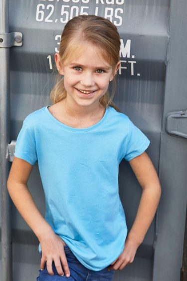 Mergaitiški marškinėliai James & Nicholson | JN 8007G Girls' Organic T-Shirt