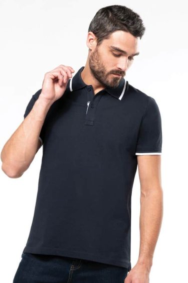 Kariban | K245 Men's Contrast Piqué Polo
