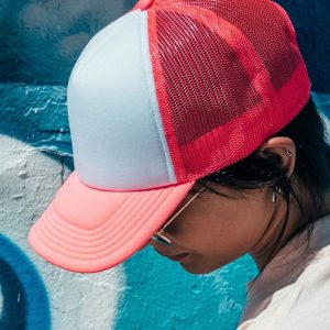Vasarinė kepurė su tinkleliu Atlantis | Rapper 5 Panel Mesh Cap