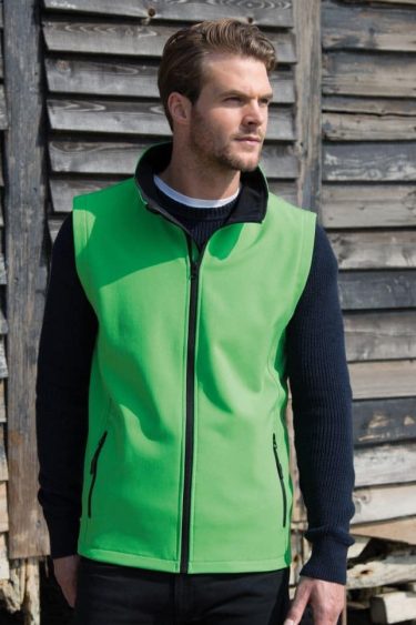Result | R232M Men's 2-layer Printable Softshell Gilet