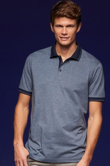 James & Nicholson | JN 706 Mens' Jersey Heather Polo