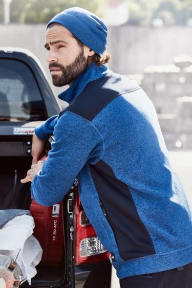 James & Nicholson | JN 862 Men's knitted Workwear Fleece Jacket