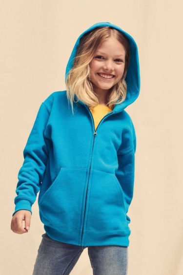 FOL Classic Kids Hooded Sweat Jacket vaikiškas bliuzonas su gobtuvu ir užtrauktuku