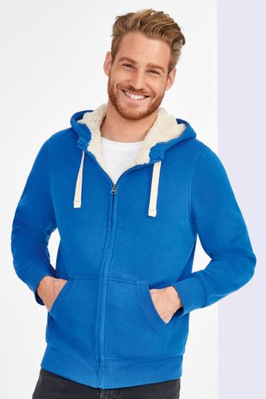 SOL'S | Sherpa Unisex Hooded Sweatjacket