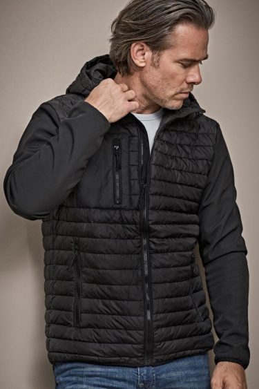 Tee Jays | 9628 Men's Hooded Crossover Jacket