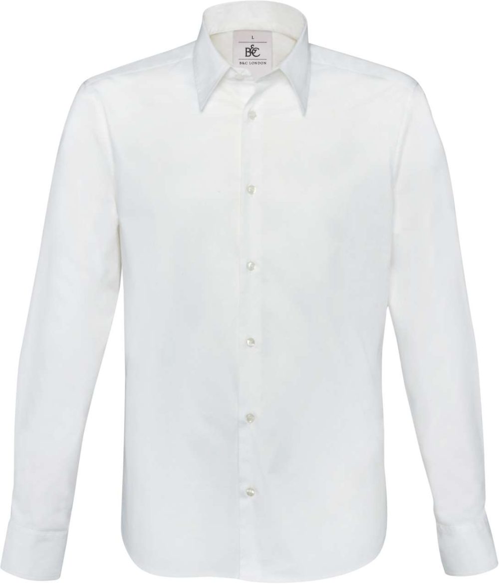B&C | London Poplin Stretch Shirt longsleeve