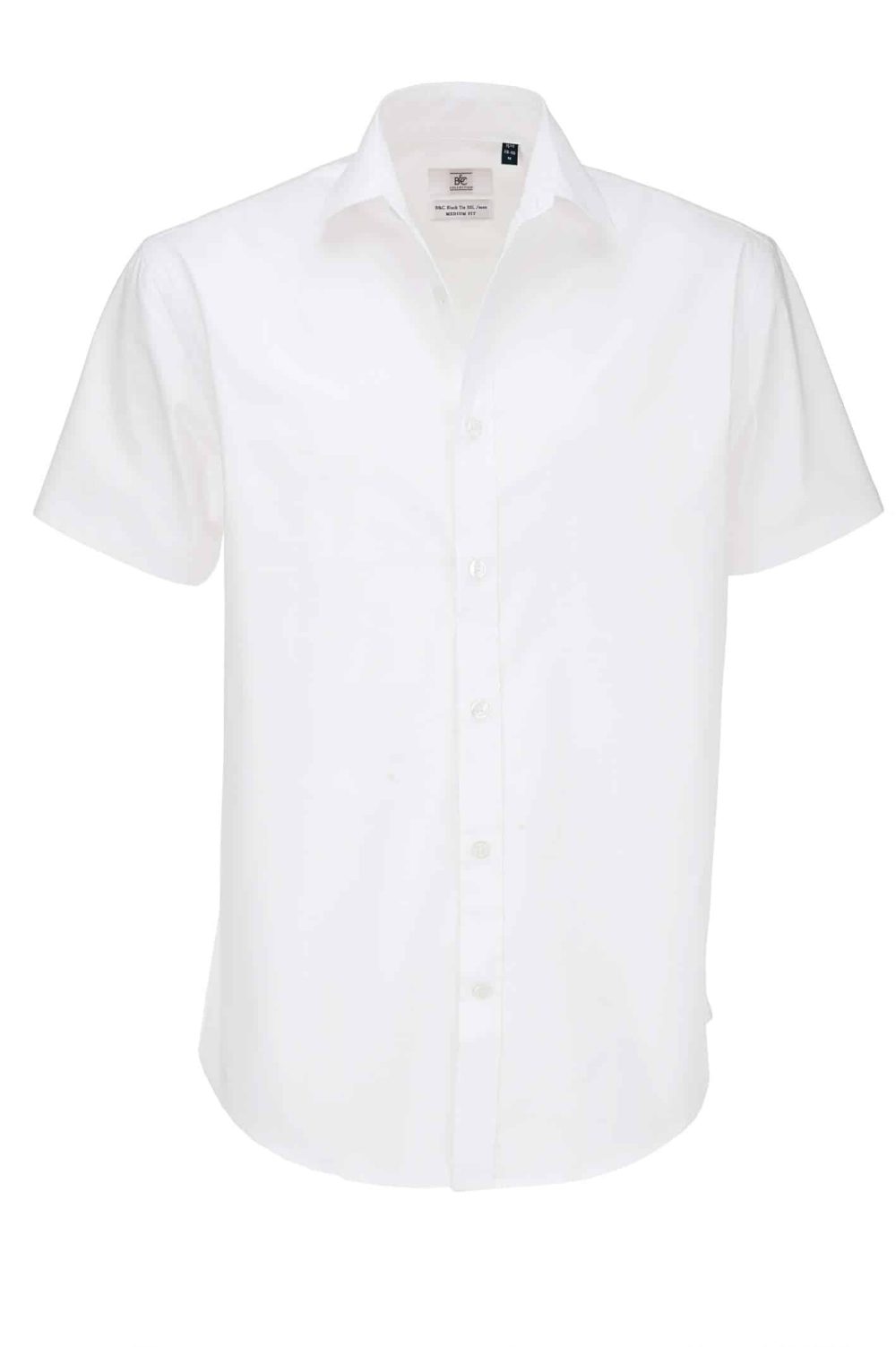 B&C | Black Tie SSL /men Men's Poplin Stretch Shirt shortsleeve
