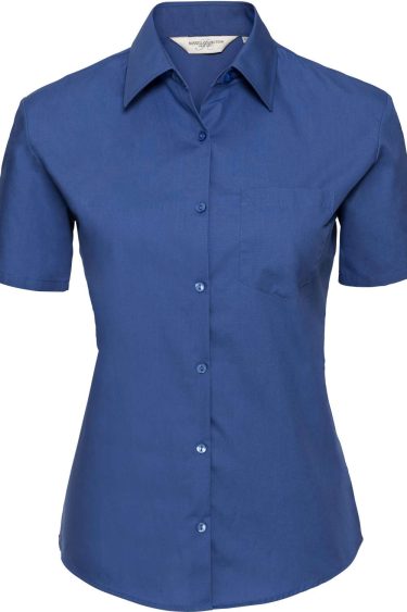 Russell | 937F Poplin Blouse shortsleeve