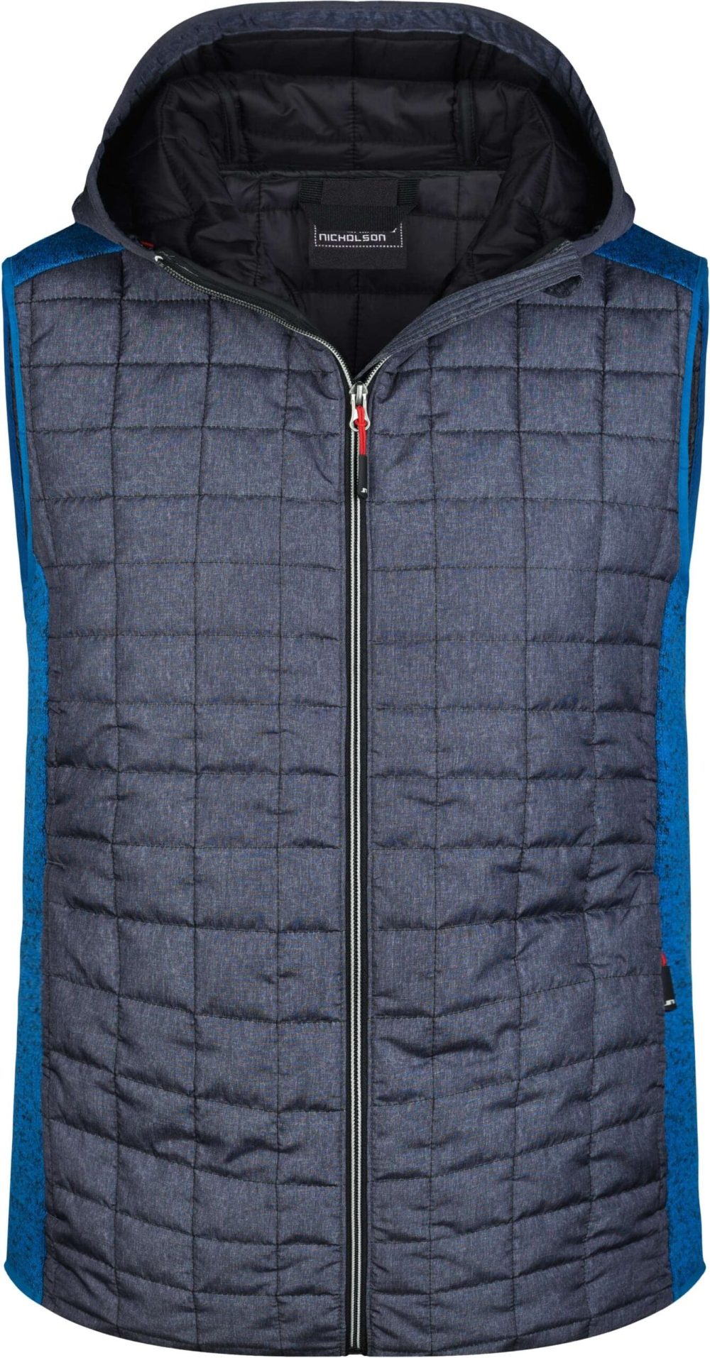 Vyriška liemenė su gobtuvu James & Nicholson | JN 768 Men's Knitted Hybrid Vest