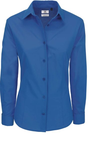 B&C | Heritage LSL /women Poplin Cotton Blouse longsleeve