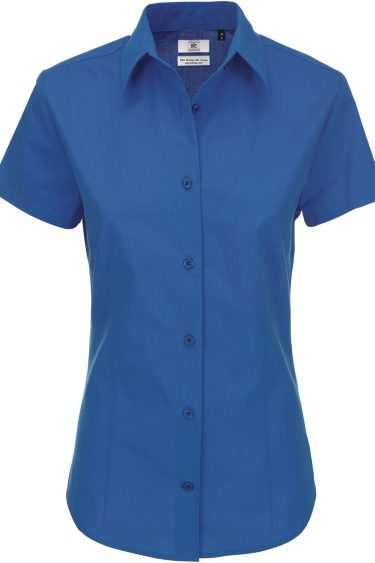 B&C | Heritage SSL /women Poplin Blouse shortsleeve
