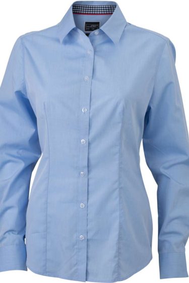 James & Nicholson | JN 618 Poplin Checked Blouse