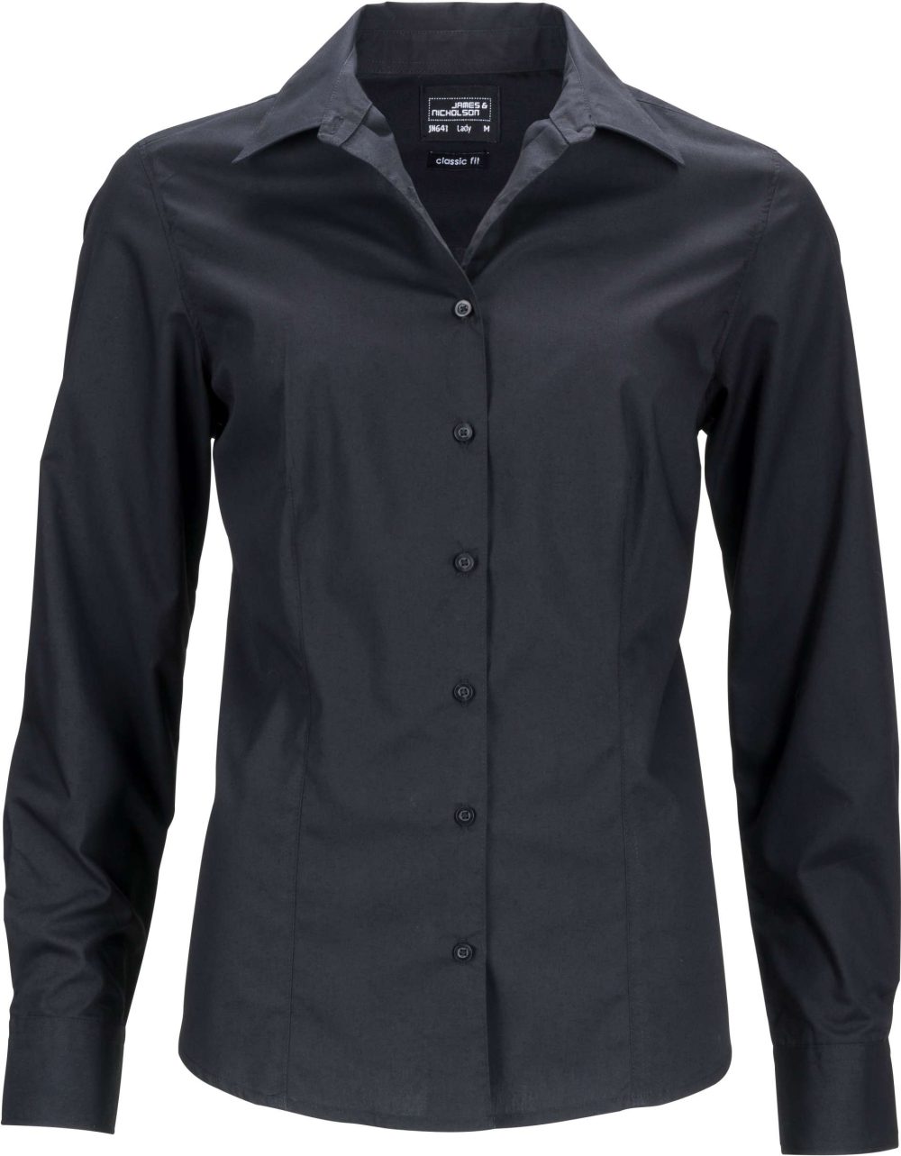 James & Nicholson | JN 641 Ladies' Business Popline Blouse longsleeve