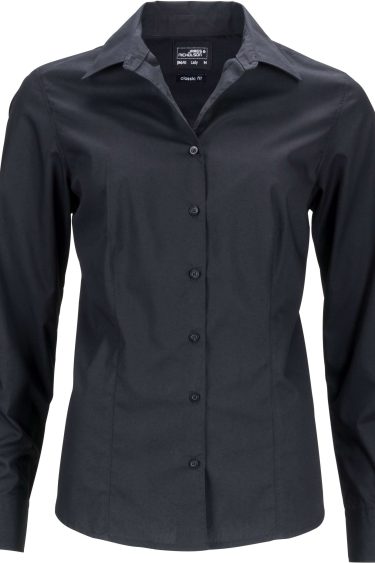 James & Nicholson | JN 641 Ladies' Business Popline Blouse longsleeve