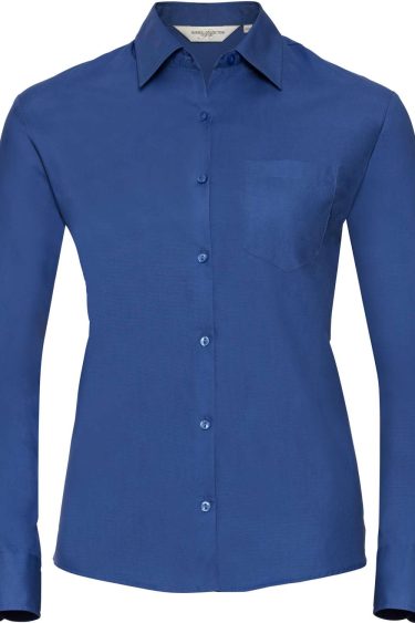 Russell | 936F Poplin Blouse longsleeve