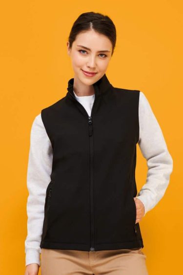 Moteriška liemenė SOL'S | Race BW Women Ladies' 2-Layer Softshell Gilet