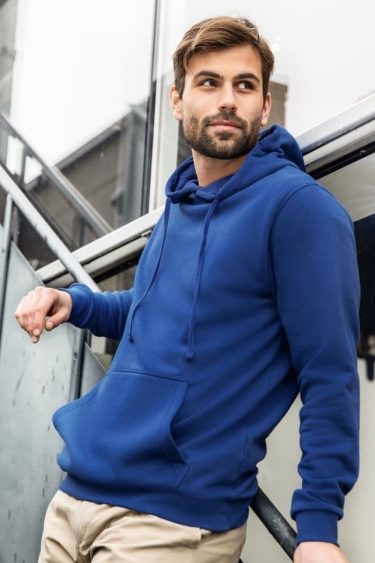 Universalus bliuzonas su kapišonu James & Nicholson | JN 796 Men's Hooded Sweatshirt