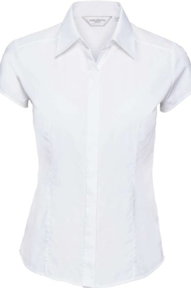Russell | 925F Poplin Blouse shortsleeve