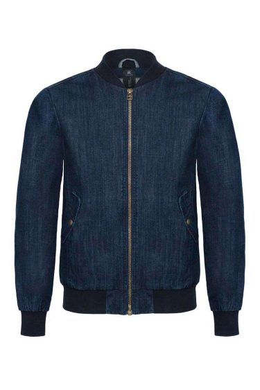B&C | DNM Supremacy /men Men's Denim Bomber Jacket