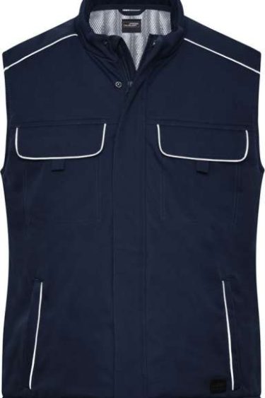 James & Nicholson | JN 885 Workwear Softshell Padded Vest -Solid-