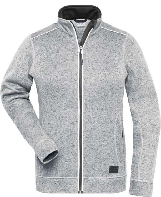 James & Nicholson | JN 897 Ladies' Workwear Knitted Fleece Jacket -Solid-