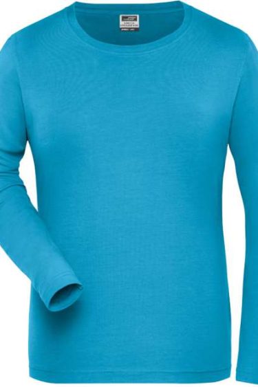 James & Nicholson | JN 1803 Ladies' Bio Stretch-T Work LSL -Solid-
