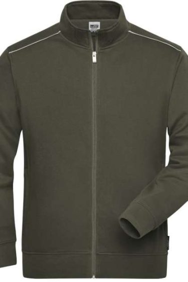 James & Nicholson | JN 894 Men's Workwear Sweat Jacket -Solid-