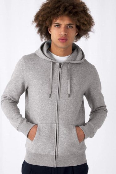 B&C | KING Zipped Hood Men's Hooded Sweat Jacket