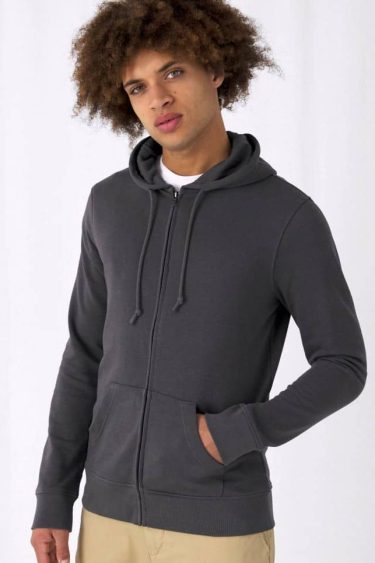 B&C Inspire Zipped Hood_° Men's Hooded Sweat Jacket