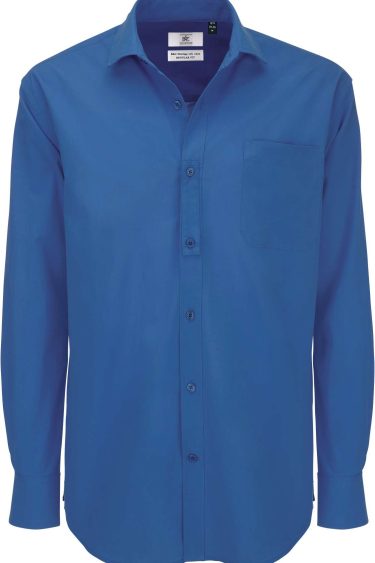 B&C | Heritage LSL /men Men's Poplin Cotton Shirt longsleeve