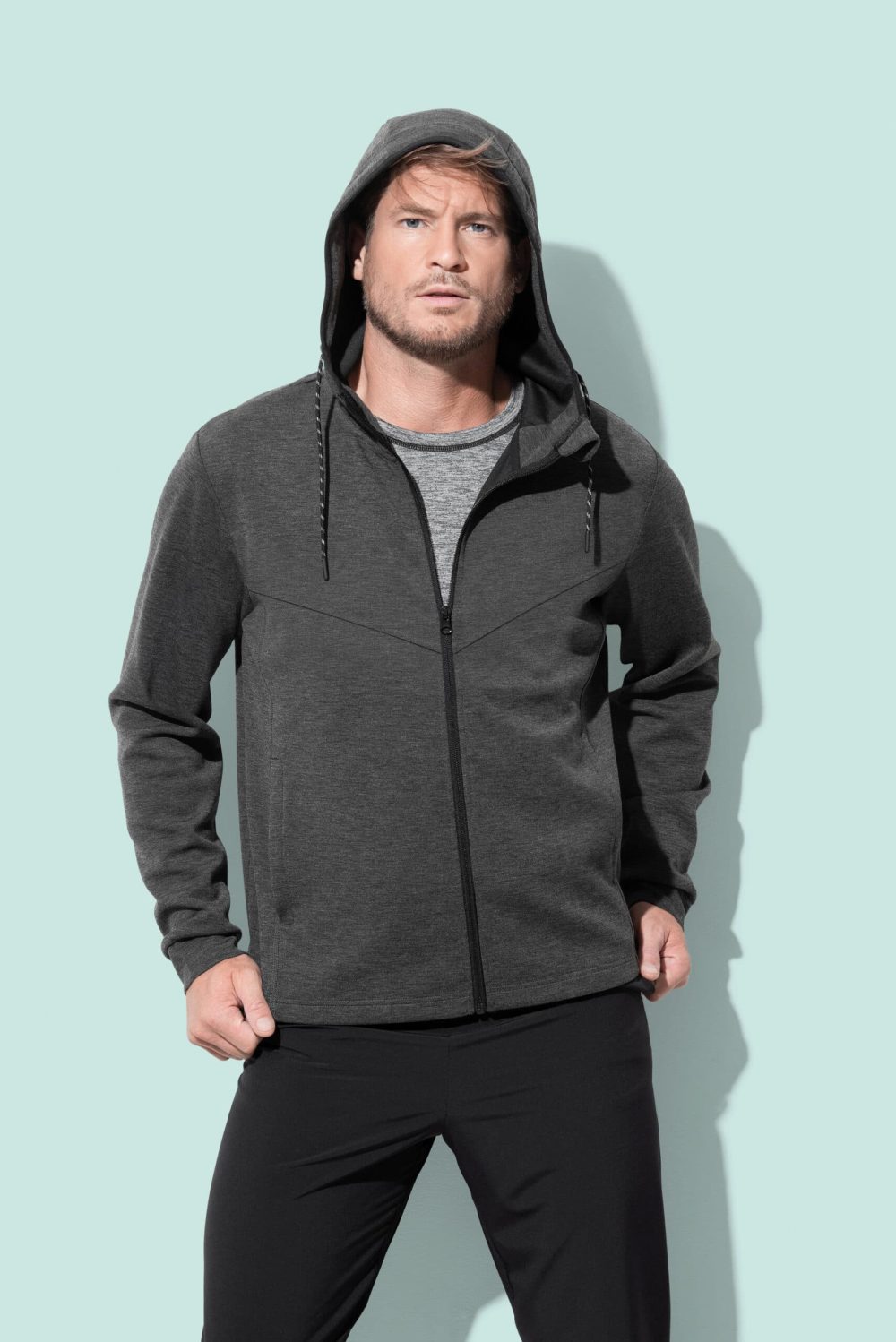 Stedman | Scuba Jacket Men Men's Hooded Scuba Jacket