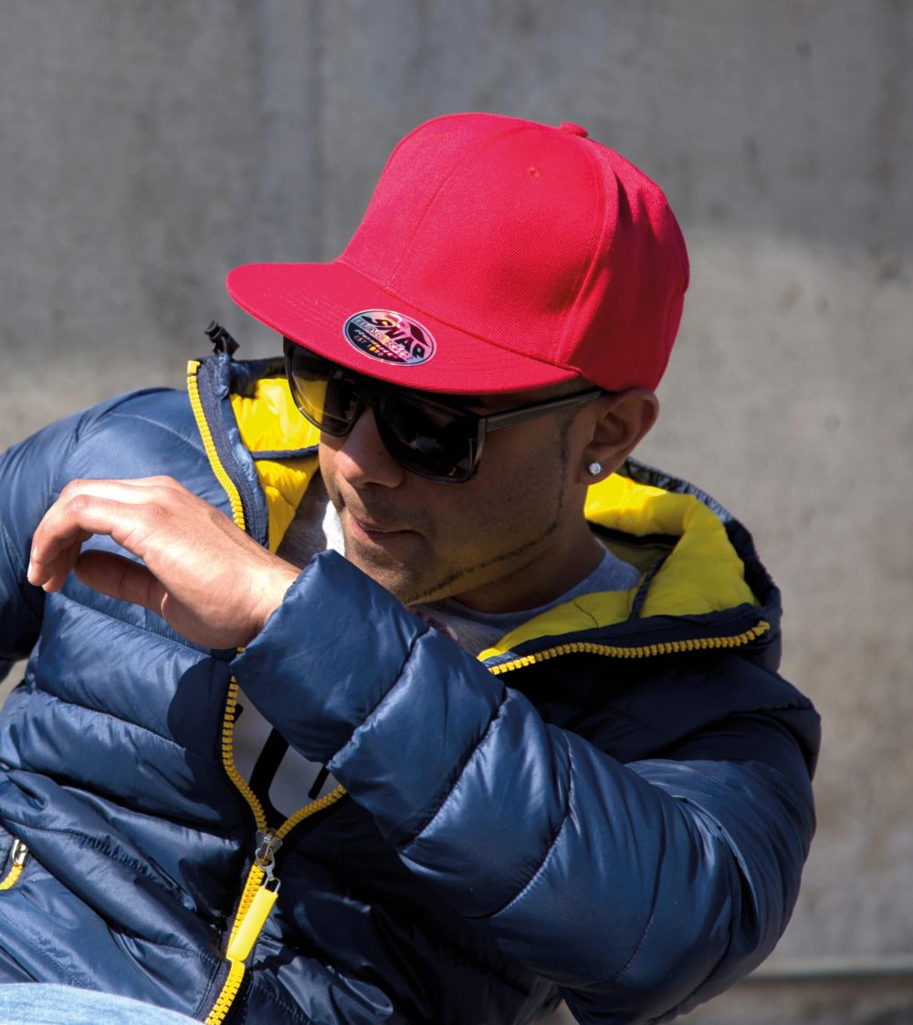 Result Headwear | RC083X 6 Panel Flat Peak Cap