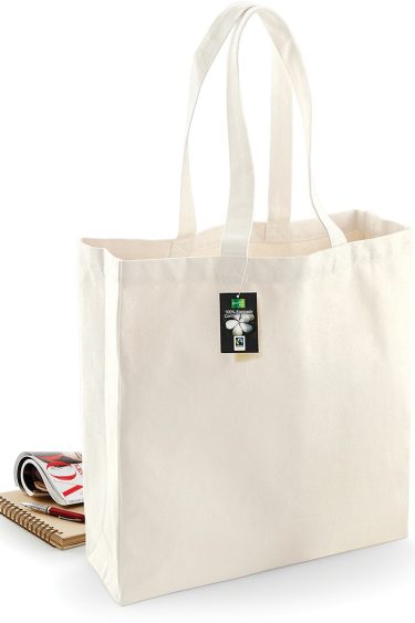 Westford Mill | W623 Fairtrade Cotton Classic Shopper