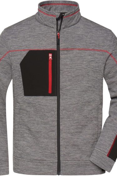 James & Nicholson | JN 1818 Men's Knitted Fleece Jacket