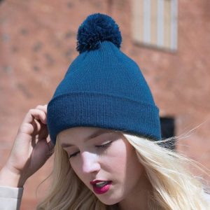 Žieminė kepurė Beechfield | B426 Original Pom Pom Beanie - Image 2