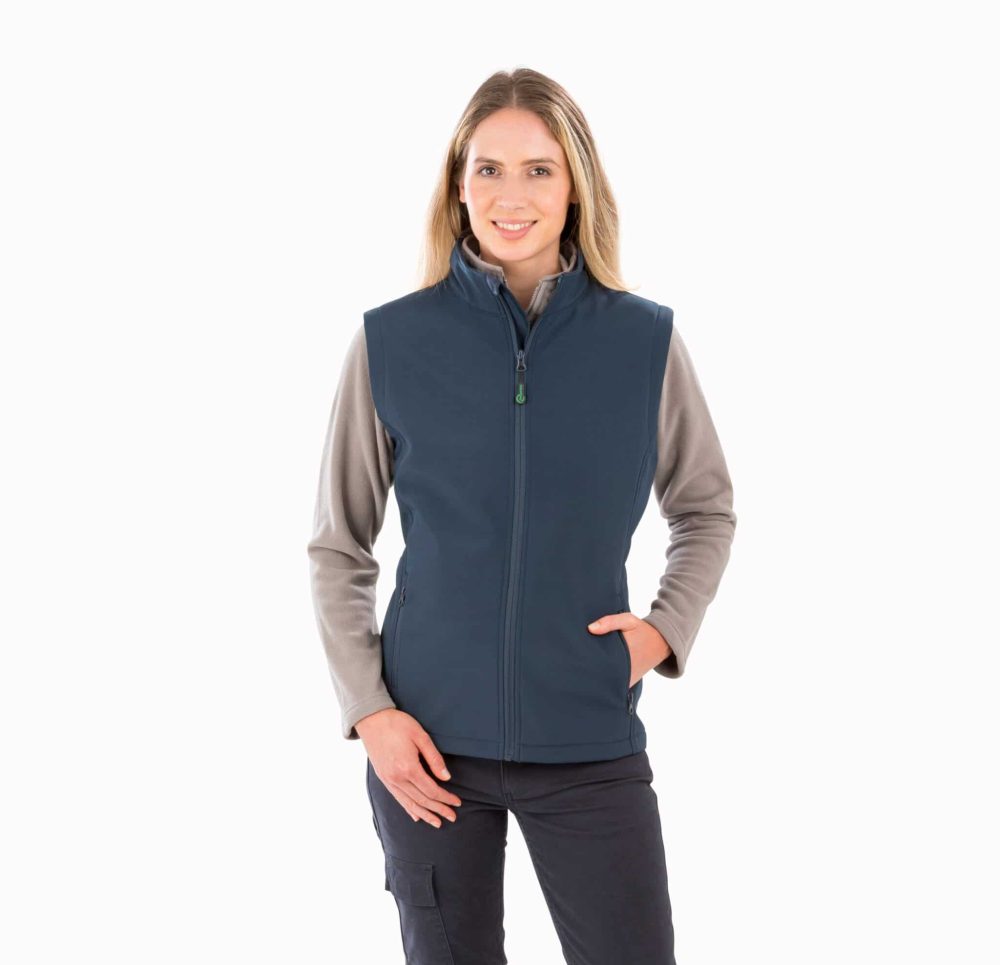 Result Recycled | R902F Ladies' 2-Layer Softshell Vest Printable