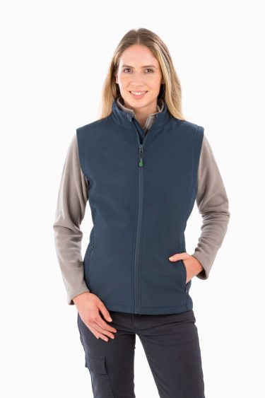 Result Recycled | R902F Ladies' 2-Layer Softshell Vest Printable