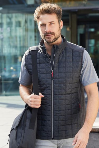 James & Nicholson | JN 740 Men's Hybrid Knitted Vest