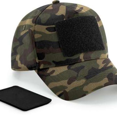 Kareiviška kepurė kamufliažinė Beechfield | B638 Patch 5 Panel Cap
